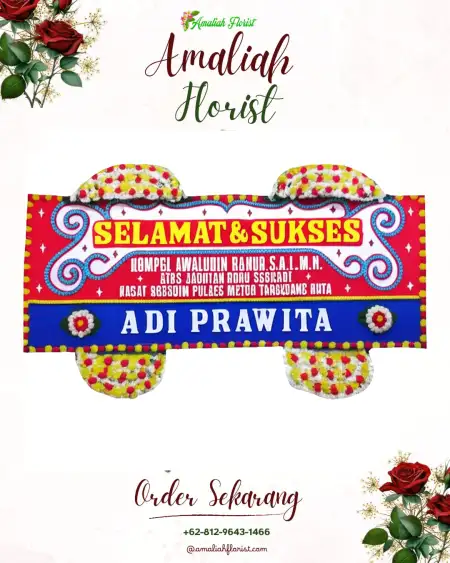 Papan Bunga Ucapan Selamat Trimurti
